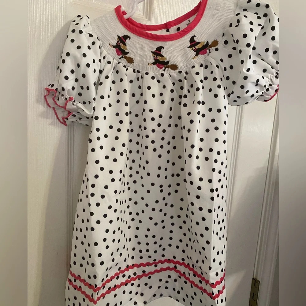 New Smocked Halloween Dress